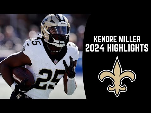 Kendre Miller 2024 Highlights *EVERY CARRY*🔥 | NFL 2024-2025