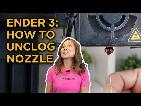 Ender 3: Unclogging Nozzle