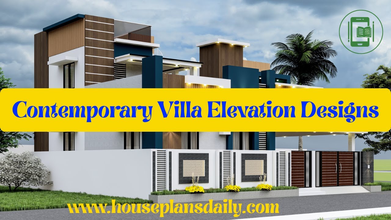 Contemporary Villa Elevation Designs