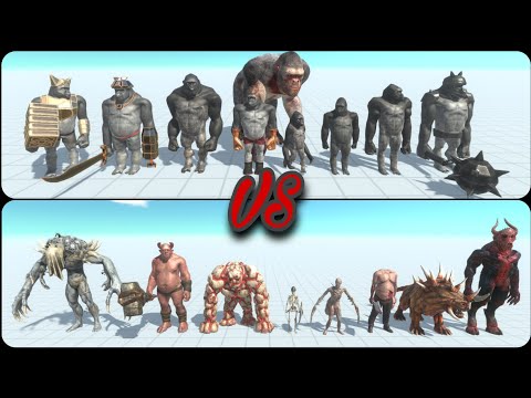 Infernals vs Mutant Primates | Animal Revolt Battle Simulator
