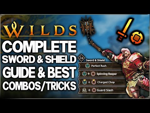 Monster Hunter Wilds - Ultimate Sword & Shield Guide - Best Combos - Advanced Tutorial, Tips, Skill!