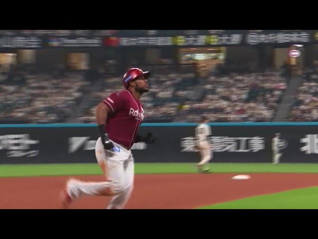 【8回表】2打席連続HR!! イーグルス・フランコ レフトへダメ押しのソロホームラン!!  2024年7月15日 北海道日本ハムファイターズ 対 東北楽天ゴールデンイーグルス