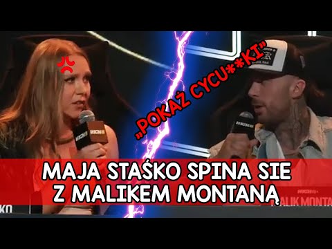 KONFRONTACJA MAJA STAŚKO VS MALIK MONTANA NA KONFERENCJI PRZED HIGH LEAGUE 4