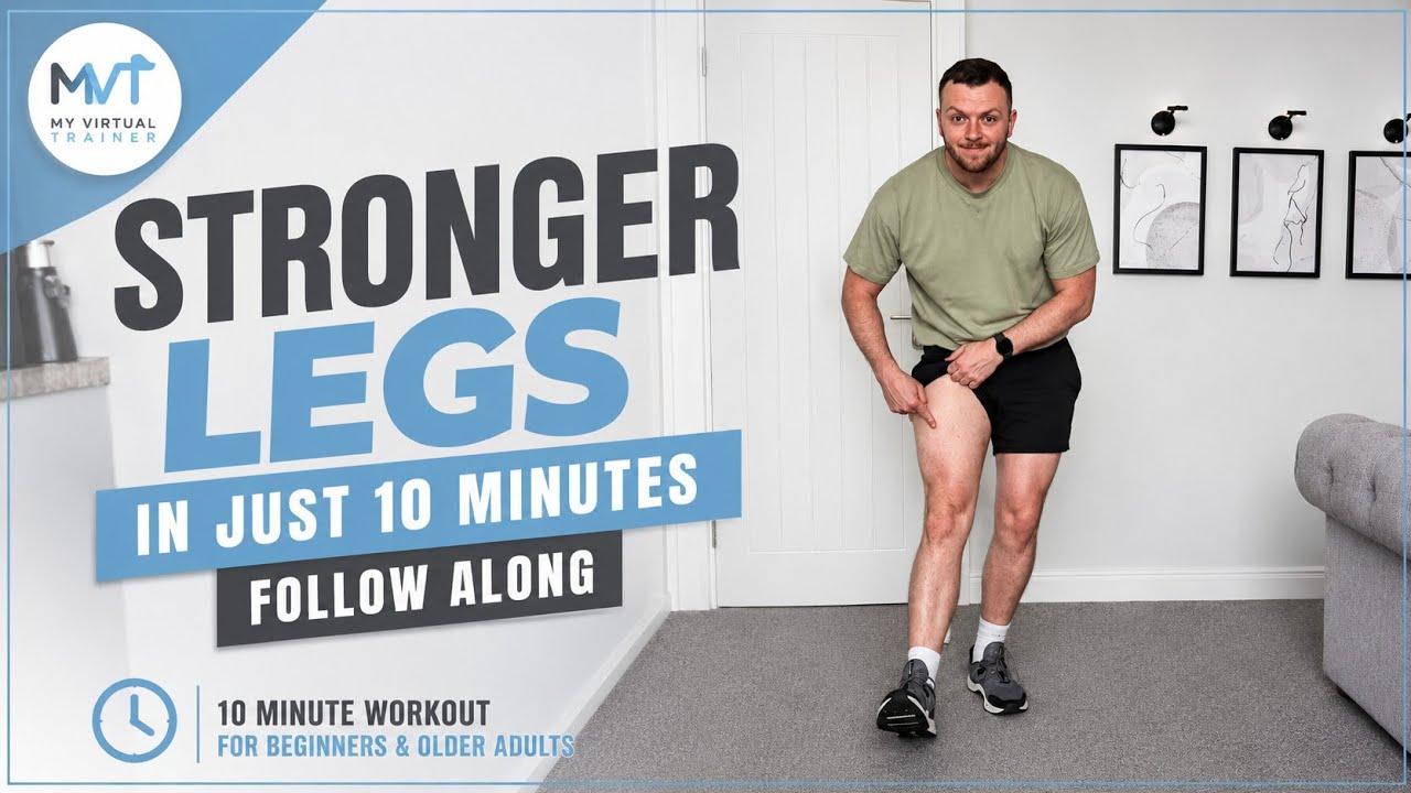 Stronger Legs in Just 10 Minutes — follow along with Elliot
