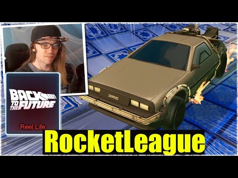 SO IST DER NEUE DELOREANSKIN! - Rocket League [Deutsch/German]
