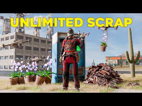 We Made A FLOWER FARM To Trade For INFINITE SCRAP - Rust