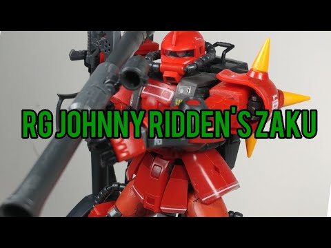 RG Johnny Ridden's Zaku Unboxing and Completed Build
