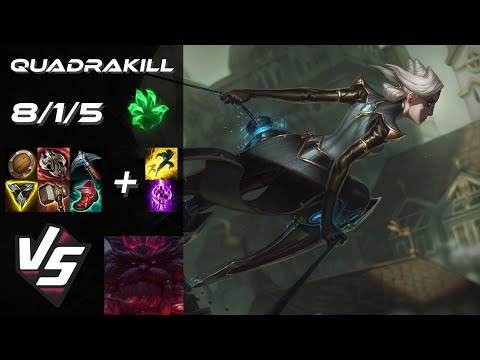 TOP Camille vs Ornn [QUADRAKILL] - EU Grandmaster Patch 14.14