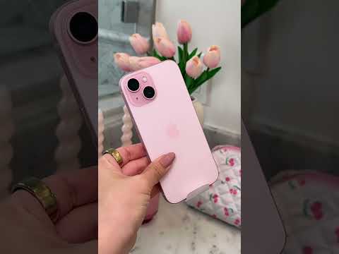 Let’s unbox my pink iPhone 15 🎀💌💫 #pinkiphone #iphone15 #iphoneunboxing #pinkphone #asmrsounds