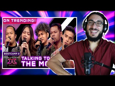 THESE WERE 5 OF THE MOST AMAZING VOICES I'VE HEARD! ALKING TO THE MOON -  X Factor Indonesia 2021
