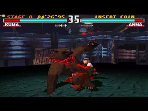 Tekken 3 Kuma with Anna Moves Arcade