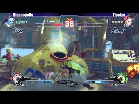 SSF4 AE 2012 Bisonopolis vs Flocker - WB6 Road to Evo 2012