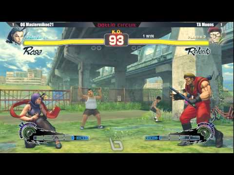 Next Level Battle Circuit 134 - USF4 - OG Mastermikee21 (Rose) vs TA Moons (Rolento)