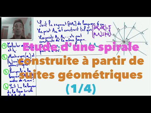 comment construire l'escargot de pythagore