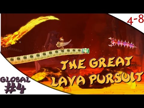 Rayman Legends: 5-4 The Great Lava Pursuit Invaded 30"89 PS4 (death_unites_us)