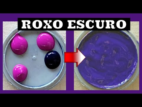 Cor Roxo escuro Como fazer