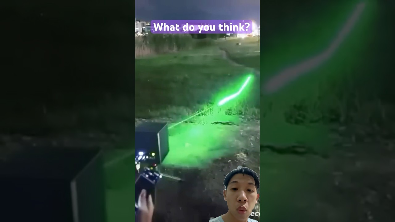 This Laser Light Draws Stunning Art from Your Phone! 🔥📱✨