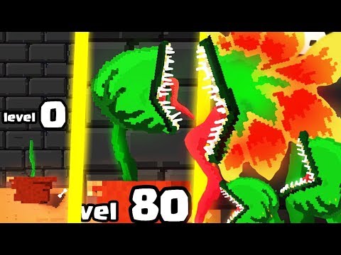 HOW STRONG IS THE MOST OVERPOWERED MAN EATING PLANT EVOLUTION? (9999+ GROW) l Man-Eating Plant #2 Video