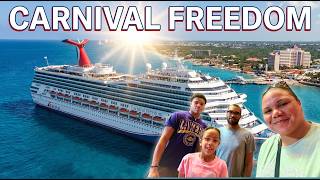 Carnival Freedom Cruise Vlog | Embarkation Day, Food, Cabin & Sail Away Party