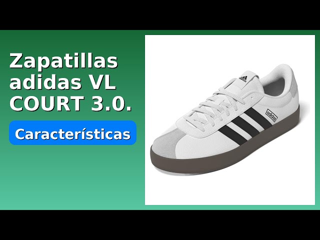 Vídeo relacionado con adidas Unisex niños VL COURT 3.0 SHOES, grey three/Cloud white/grey two, 38 EU