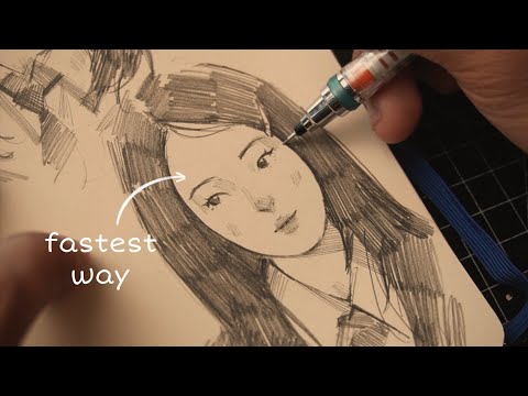 How to Draw Faces in Seconds