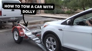 How to tow a car with Dolly