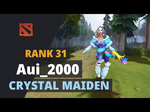 Aui_2000 (Rank 31) plays Crystal Maiden Dota 2 Full Game