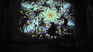 Live Digital Psychedelia: Michael Garfield + Topher Sipes (guitar/electronics + particle animation)