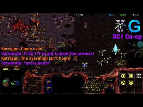Starcraft 1 Co-op with GiantGrantGames - Brood War Zerg Part 8