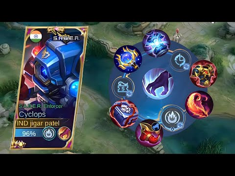 HYPER CARRY !! Top Global Cyclops Best Build And New Revamped Emblem Set 2023 !! Mobile Legends