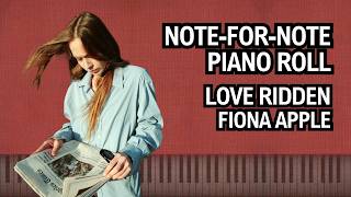 [PIANO VISUALIZER] Love Ridden by Fiona Apple: Visualizing the Heartbreak