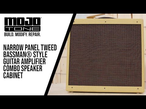Mojotone Fender Licensed Tweed Bassman 4x10 Combo Cabinet With Lacquered Tweed Finish image 5