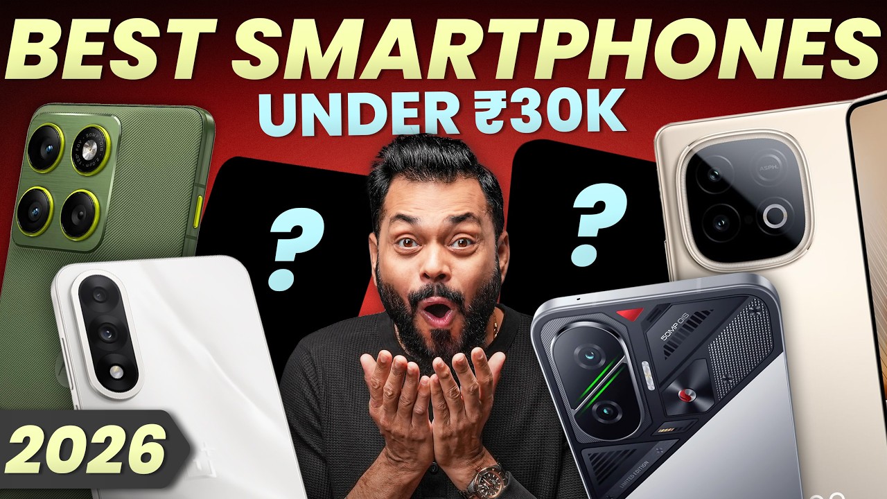Top 5 Best Smartphones Under ₹30000 ⚡January 2026
