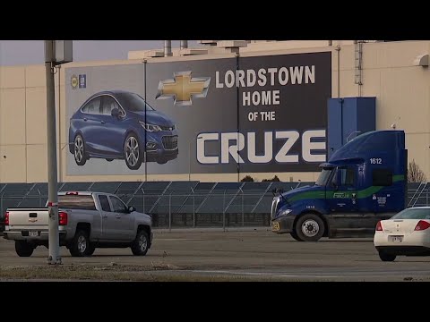 General Motors will end production this week at the first of five North American plants it wants to close by early next year as part of a companywide restructuring. Production at the Lordstown, Ohio plant ends on Wednesday. (March 5)