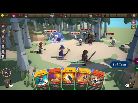 A Bravely Default like Battle System + Card Based Roguelike?! – Us United Demo – #02