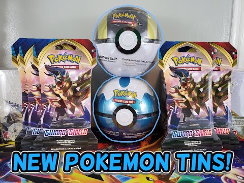 New Dive Ball + Ultra Ball Tins! *Full Arts Pulled!*