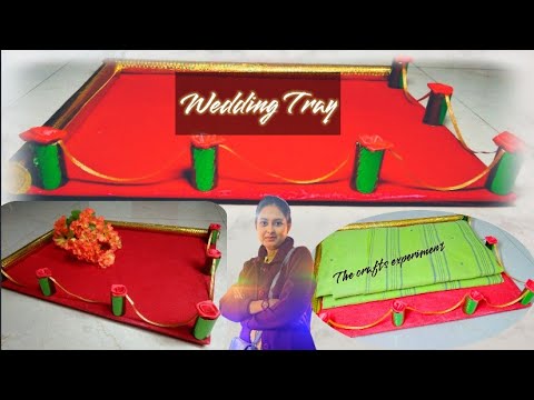 Multi Purpose Decorative Tray For Wedding by Ritwika/Bengali Wedding 2023/Chhab Tray Making At Home