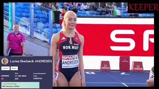 Lovise Skarbøvik Andresen’s Dramatic 100m Hurdles Heat