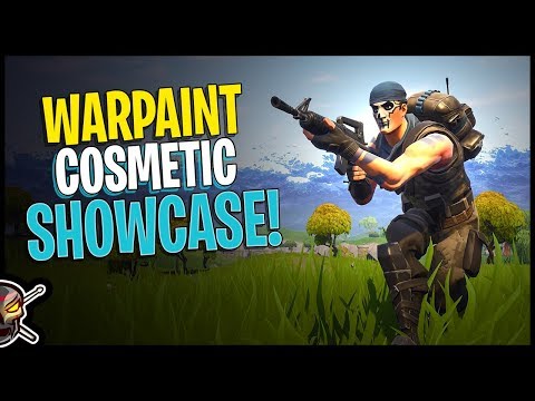 Warpaint Cosmetic Showcase Fortnite Save The World Free Skin In Battle Royale