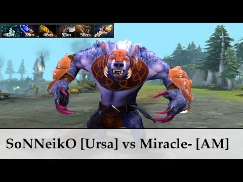SoNNeikO [Ursa] vs Miracle- [Anti Mage] pro game