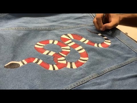 Hey guys recently I customised my denim 