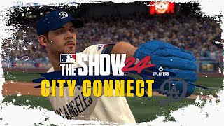 Los Angeles Dodgers City Connect Jerseys in MLB The Show 24