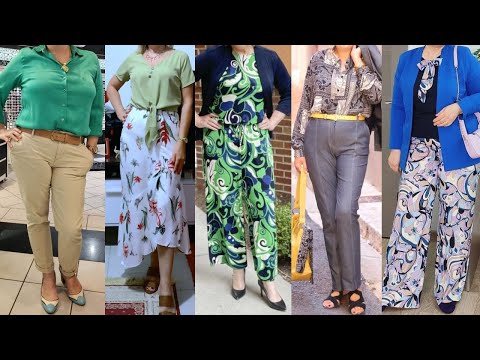 ATUENDOS MODERNOS Y ACTUALES PARA RENOVAR TU ESTILO Y TUS LOOKS MODA PARA SEÑORAS DE MAS DE 50 AÑOS