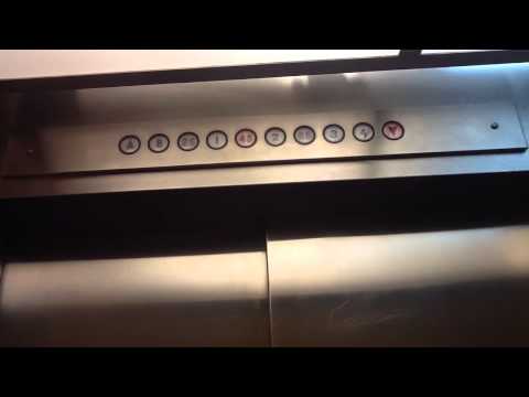 Small Vintage Westinghouse Traction Elevator @ UIUC Main Library