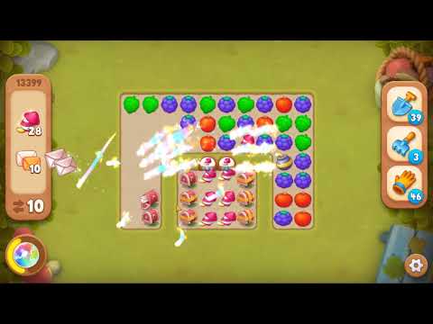 Gardenscapes level 13399 Gameplay #Bubunka