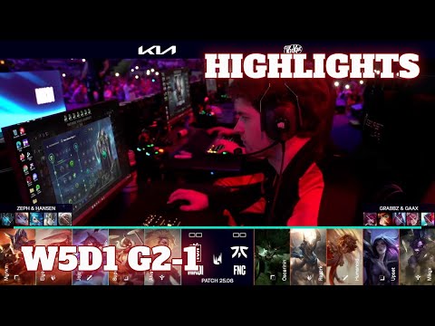 MKOI vs FNC - Game 1 Highlights | Week 5 Day 1 LEC Spring 2025 | Fnatic vs Movistar KOI G1 W5D1