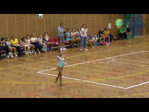 Adriana Reis - Campeã Distrital de Benjamins 2023 - Patinagem Livre - 8 Anos