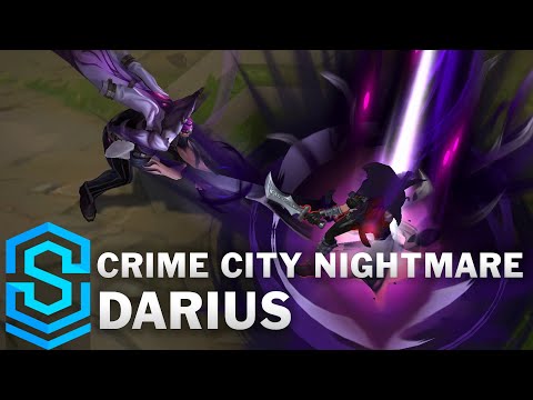 Crime City Nightmare Darius Skin Spotlight - Pre-Release - League of Legends