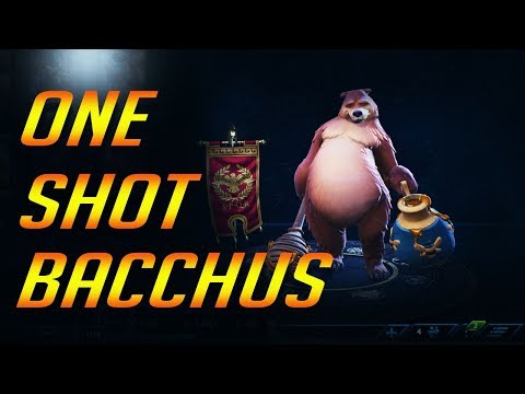 ONE SHOT BACCHUS: Smite Bacchus Gameplay