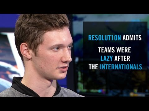 Resolut1on talks about the current state of the Dota 2 scene: "Teams were lazy after T.I."